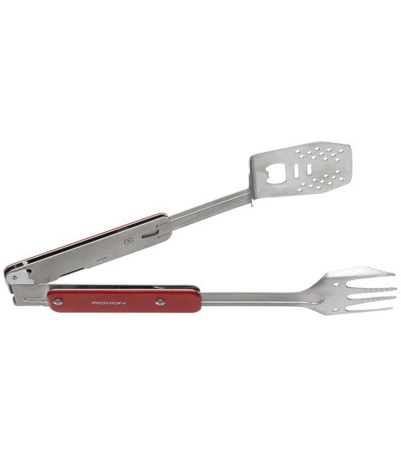 Pince multifonction kit BBQ ROXON MBT Mini 4 en 1 rouge