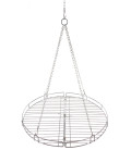 Grille de cuisson pliable avec chaîne 46,8 cm