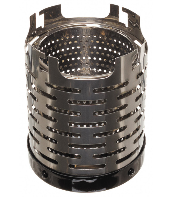CHEFZOCO Support Réchaud à Gaz Réducteur De Flamme 13cm - Adaptateur Cuisinière Portable Noir