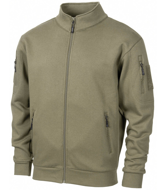 Veste sweat tactical kaki