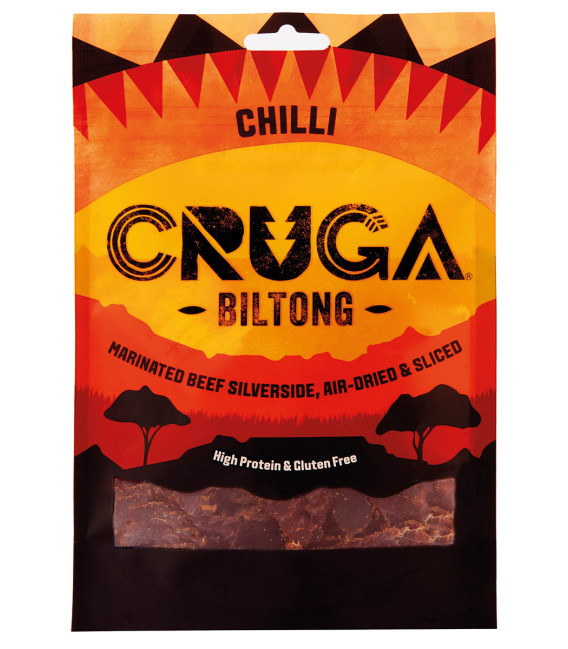 Ration de survie - Snack viande séchée au chili Cruga Biltong