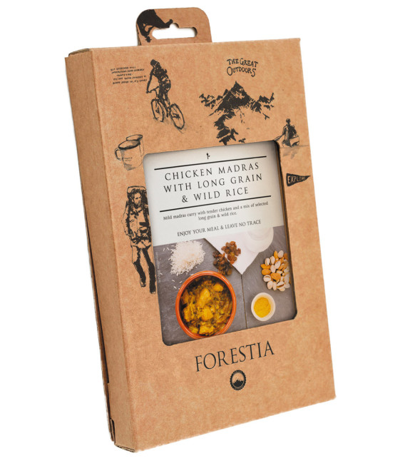 Ration de survie - Poulet Madras au riz Forestia