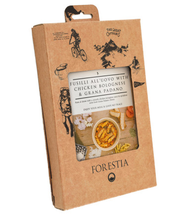 Ration de survie - Nouilles à la bolognaise de poulet Forestia