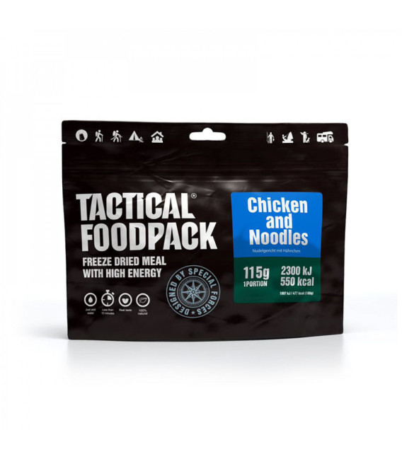 Ration de survie - Nouilles au poulet Tactical Foodpack
