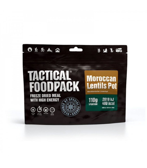 Ration de survie - Lentilles à la marocaine Tactical Foodpack