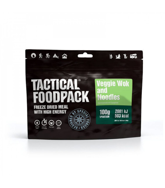 Ration de survie - Wok de légumes et nouilles Tactical Foodpack