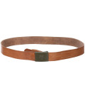 Ceinturon cuir marron CZ/SK boucle en métal 4,5 cm occasion