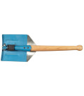 Pelle pliante RO manche en bois bleu comme neuf