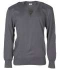 Pull col en V gris AT BH occasion comme neuf