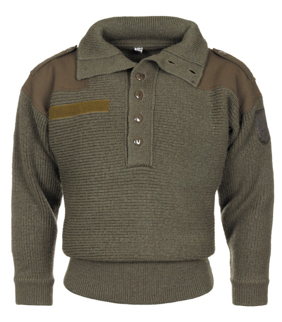 Pullover AT ALPIN laine vert occasion comme neuf