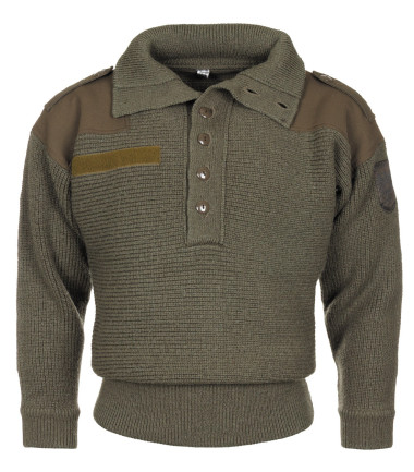Pullover AT ALPIN laine vert occasion comme neuf