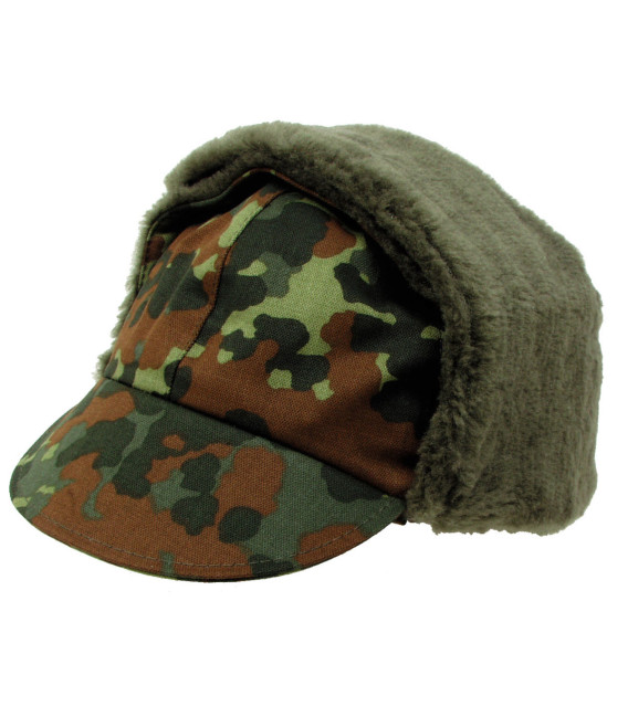 Casquette d'hiver allemande BW camo original occasion comme neuf