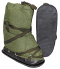 Sur-chaussures anglaises kaki occas. comme neuf
