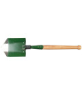 Pelle pliante RO manche en bois vert occasion comme neuf