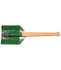 Pelle pliante RO manche en bois vert occasion comme neuf