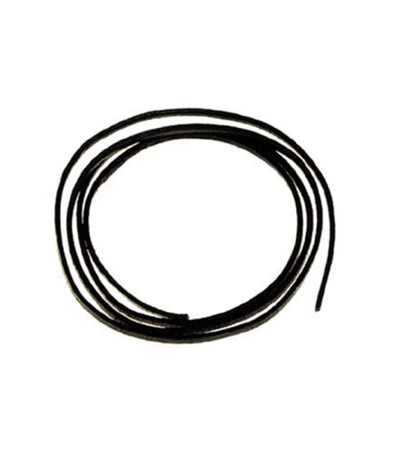 Bande en cuir noire pour pendentif - Surplus militaire