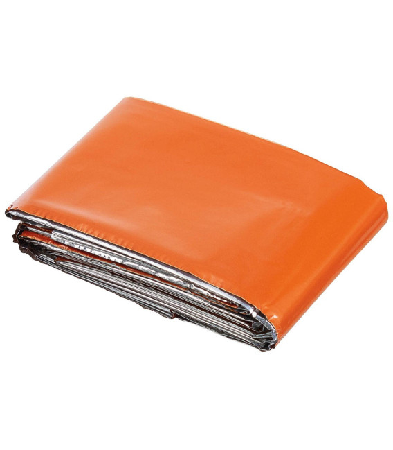 couverture de survie, argent et orange - Surplus militaire