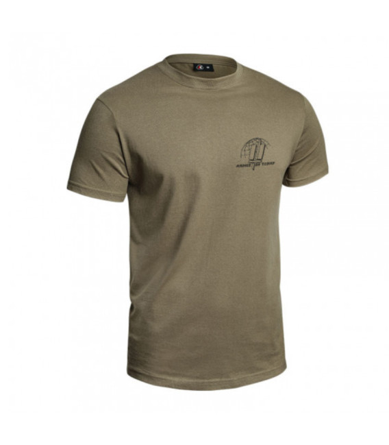 T-shirt Strong Armée de Terre vert od