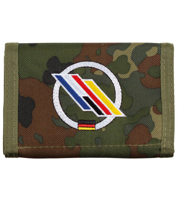 Portefeuille BW camo insigne logo D/F-brigade