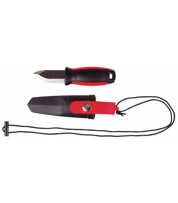 Couteau mini Outdoor pierre a feu gaine plastique