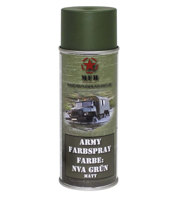 spray paint armée, NVA VERT, mat, 400 ml - Surplus militaire