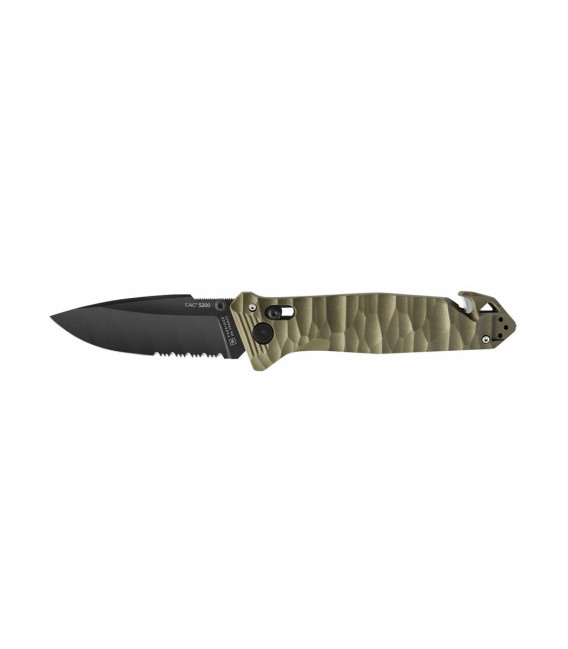 Couteau de poche Cac® S200 PA6 vert olive