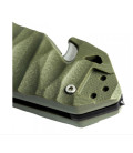 Couteau de poche Cac® S200 serration G10 vert olive