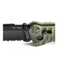 Couteau de poche Cac® S200 serration G10 vert olive