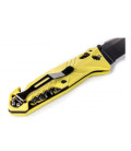 Couteau de poche Cac® serration PA6 jaune