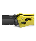 Couteau de poche Cac® serration PA6 jaune