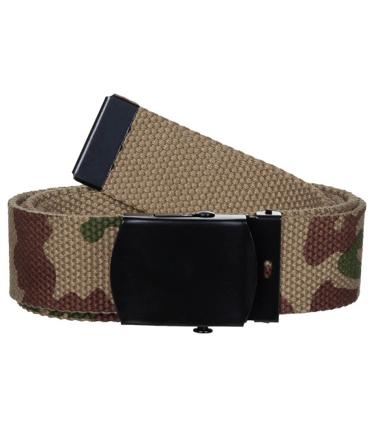 Ceinture De Sangle Pour Bagage Vintage - Nylon épais Arc-en-ciel, Boucle Chromée, Style Années 70