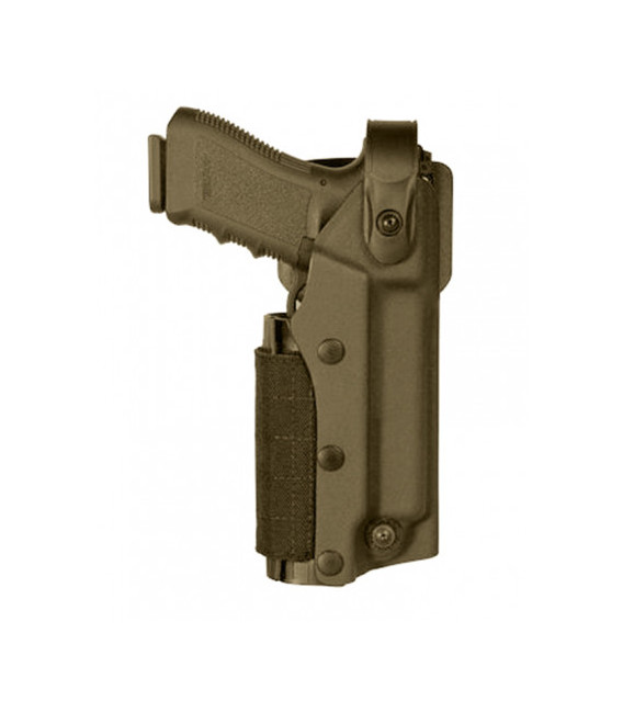 Holster droitier Zoom VKZ8 tan pour GLOCK 17/18/19/22/23 avec lampe/laser