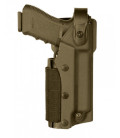 Holster droitier Zoom VKZ8 tan pour GLOCK 17/18/19/22/23 avec lampe/laser