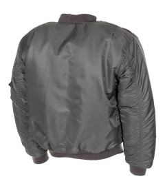 Blouson Aviateur US MA1 MFH - Noir - Nylon Réversible - Style Military