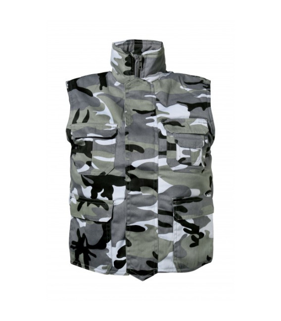 Gilet rangers enfant urbain gris