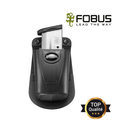 Porte chargeur simple polymere retention passive ajustable