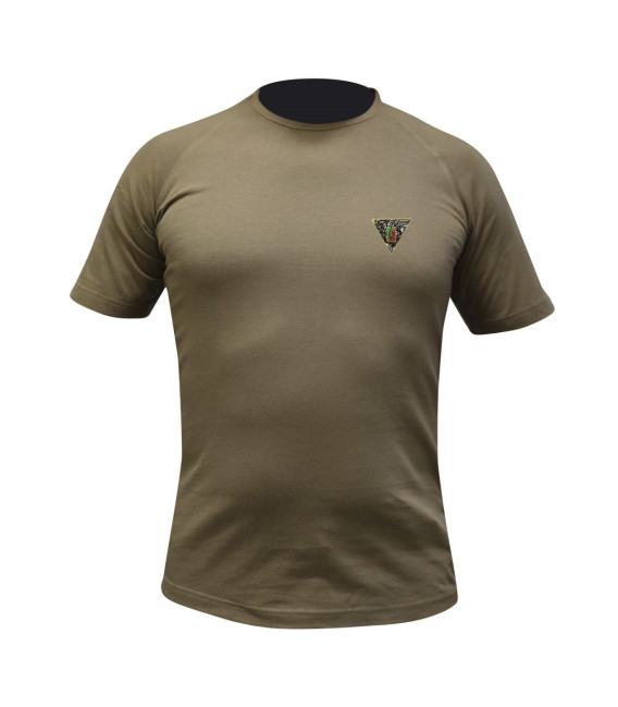 Tee shirt felin coyote coton brode 2°rep