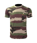 Tee shirt manches courtes camouflage serigraphie legion