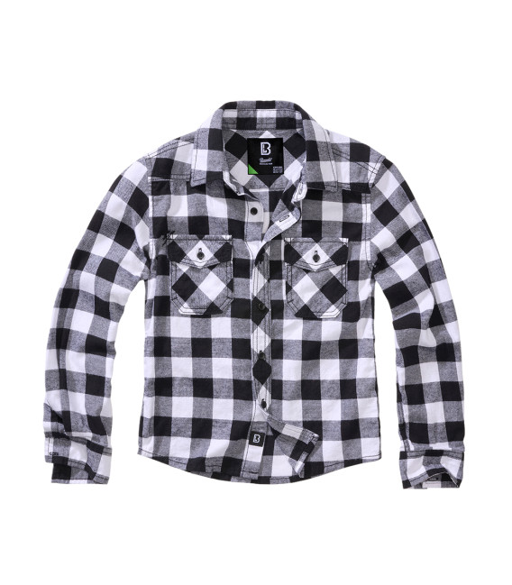Chemise à carreaux enfant Brandit (manque photos principales déclis)