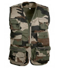 Gilet sans manches multi-poches camouflage CE enfant - Surplus militaire