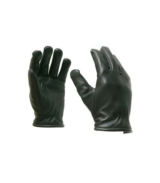 Gants De Cuir Légers Pour Femme - Style Officier British Army - Marron/Noir - Armée Surplus