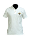 Polo blanc brode para