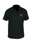 Polo noir brode 2 rep