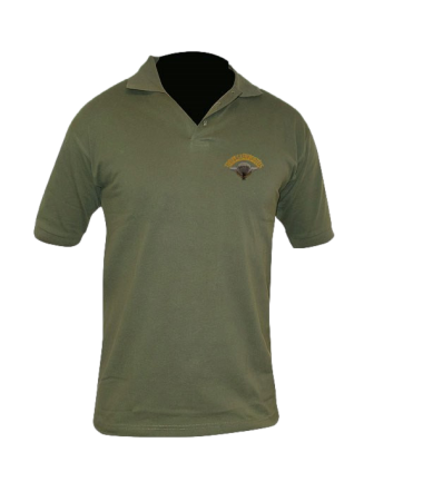 Polo vert brode para