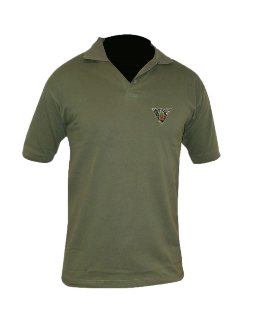 Polo vert brode 2 rep
