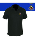 Polo noir mc imprime legion