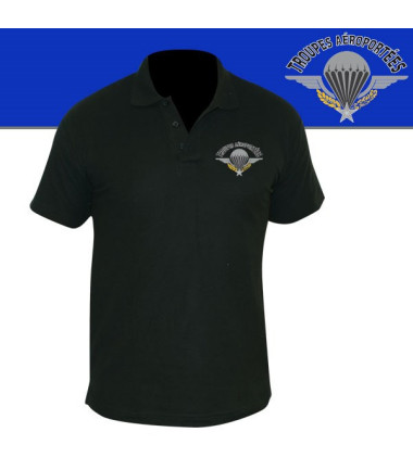 Polo noir mc imprime para