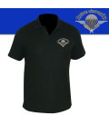 Polo noir mc imprime para