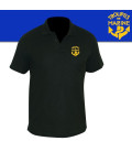 Polo noir mc imprime tdm