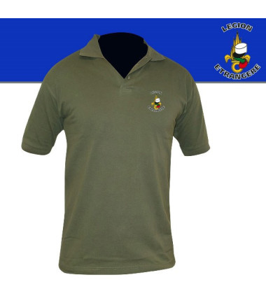 Polo vert mc imprime legion